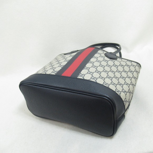 Gucci Gucci GG Canvas Leather Tote Bag Canvas Tote Bag 726762 - Picture 4 of 9
